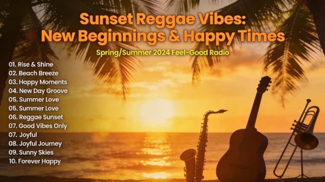 Sunny Chill Reggae Journey Full of Positive Lyrics, Light Uptempo Drums, and Happy Island Friends!!!