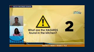 ETULAY  TLE 8  Q2 WEEK 1: Basic for Handling Food Safely