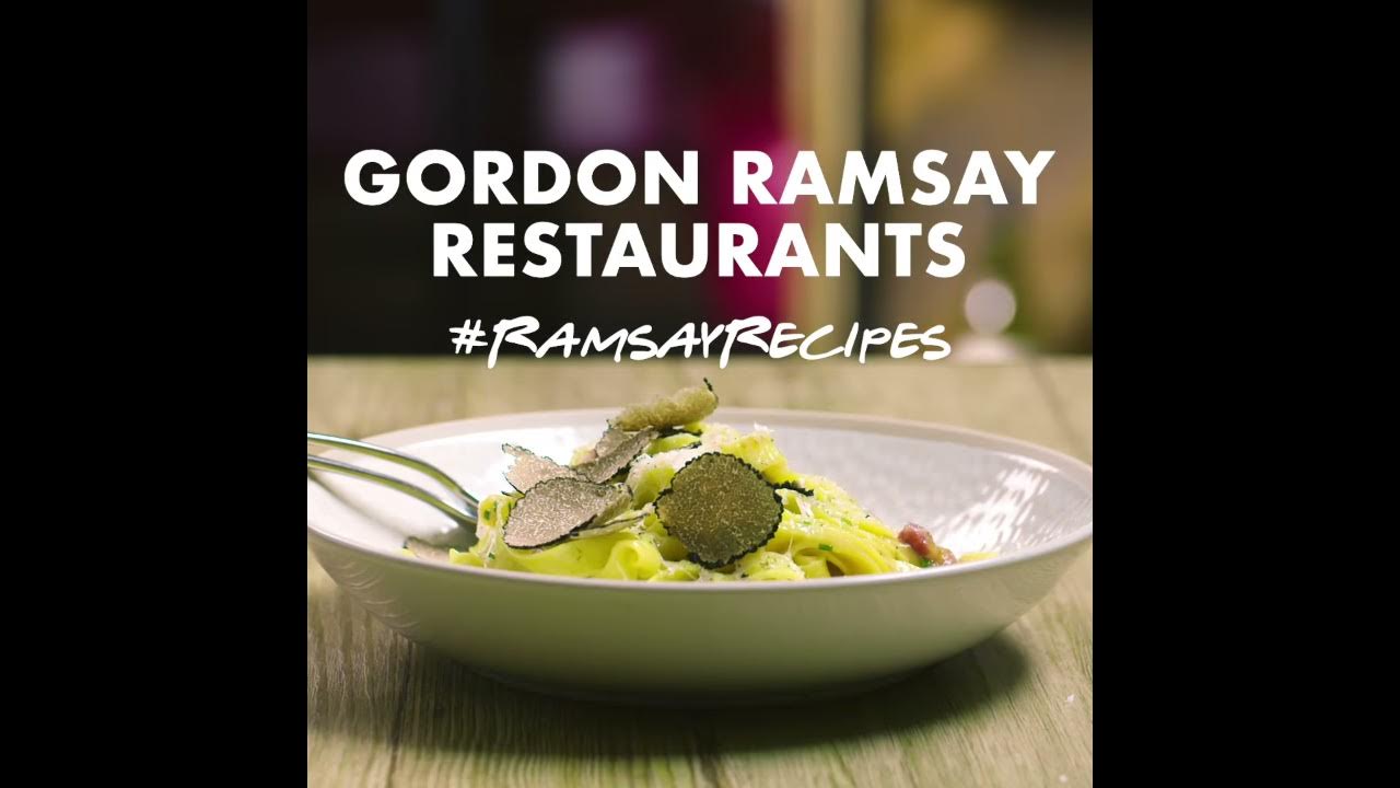 Truffle Pasta Recipe Gordon Ramsay YouTube