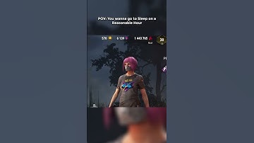 POV: You wanna go to Sleep on a Reasonable Hour