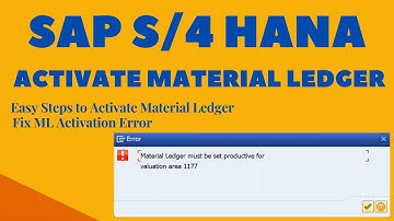 CKMSTART For Material Ledger Activation in SAP S4 HANA |Use of CKMSTART for ML Activation
