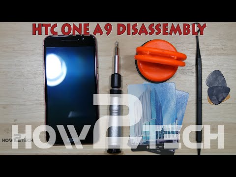 HTC One A9 Tear Down Screen Battery Chargeport Replacement - Disassembly