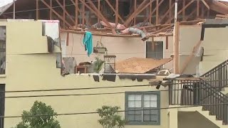 Intense tornado rips roof off Clearwater, Florida condo building