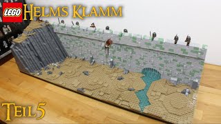 LEGO LOTR | Bau von Helms Klamm aus Lego... Fortschritt im Berg und im Boden