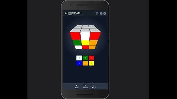 Solving a Cube 3x3 with the app "Cube Solver"