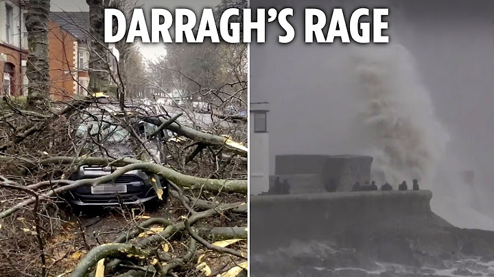 Killer Storm Darragh sparks more travel chaos as trees crush cars and block roads in 70mph winds