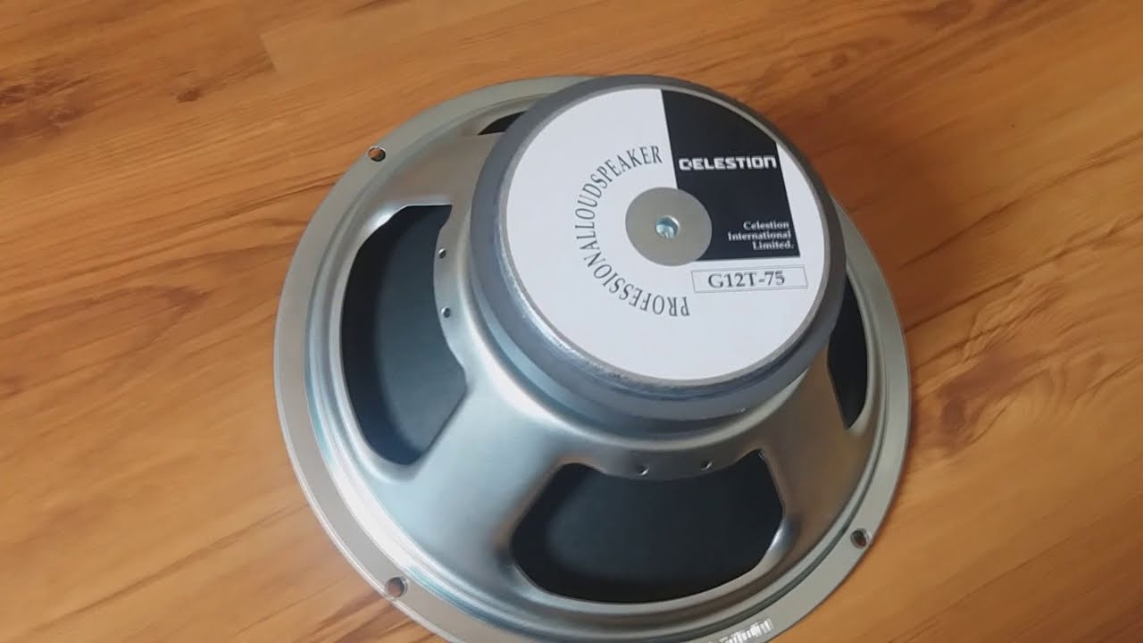 Celestion G12T-75 (UK & China) + JCM800 2204 Clone - YouTube