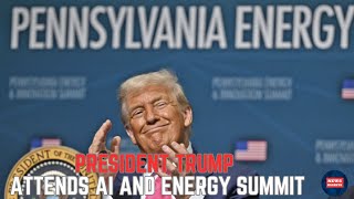 Watch President Trump attends AI and Energy summitt at Pittsburgh, PA