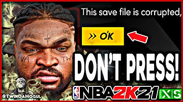HOW TO FIX MY PLAYER CORRUPTED ON NBA 2K21 NEXT GEN *Must See*