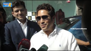 Sachin Tendulkar Launches The Fashion Store of Umang Mehta and Speaks to Press
