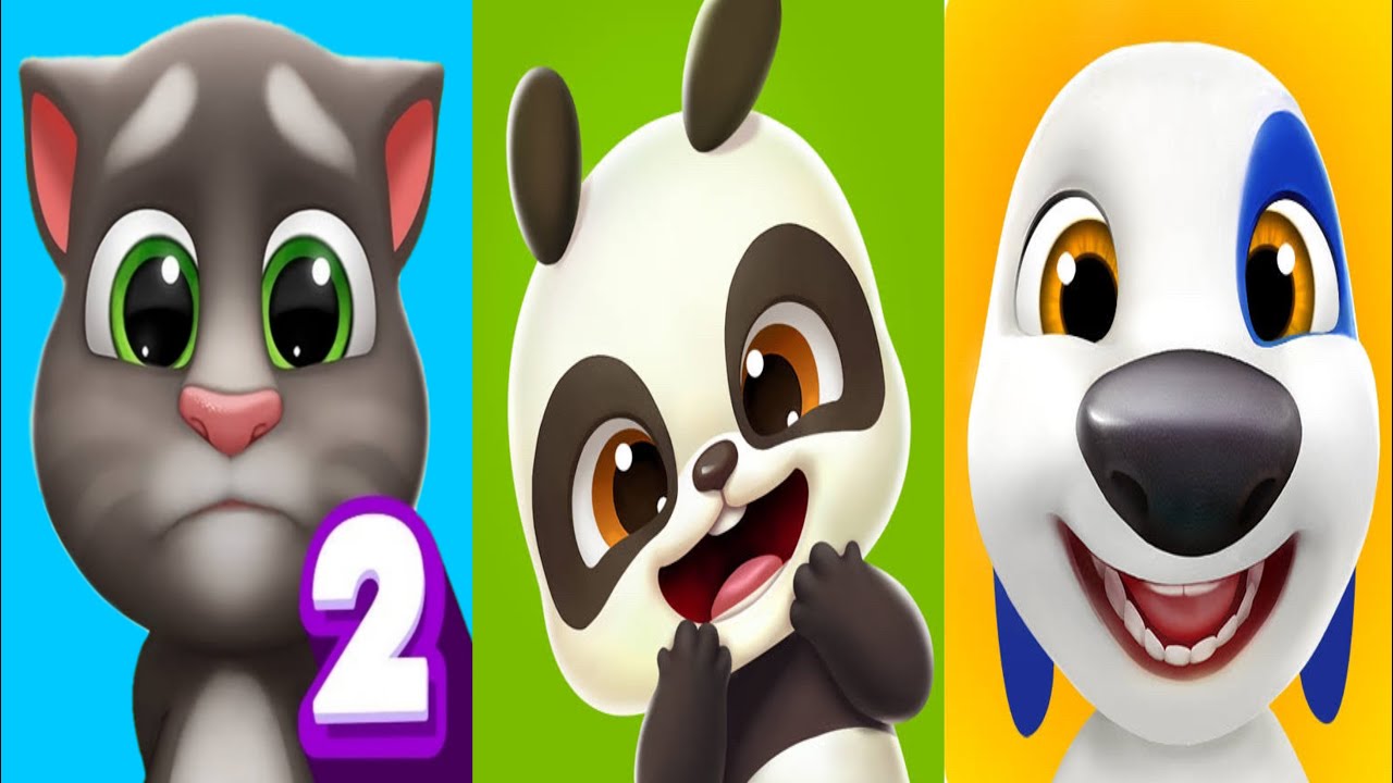 My Talking Tom 2 Vs My Talking Baby Panda 2 Vs My Talking Hank 2
