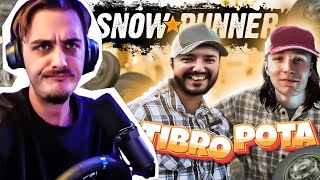 CAMIONNEURS DE L'EXTRÊME, LE RETOUR 🤠| Snowrunners ft.Potatoz & Tibro