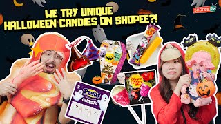 We Try Unique Halloween Candies on Shopee?! | ShopeeTV