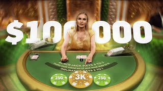 THE $100,000+ BLACKJACK SESSION! HIGHLIGHTS + MORE