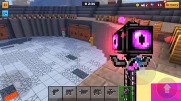 Pixel Gun 3D- Out of Map Block Crash!