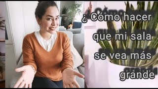 ¿Cómo hacer que mi sala se vea más grande? - Aprendiendo de decoración con Jamily Guerra