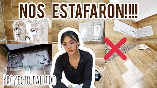 TODO SALIÓ MAL ✖️ Remodelación de baño 😥 No nos damos por vencidos 🏠 muchos proyectos más !!!
