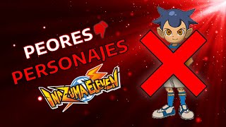 TOP 3 PEORES PERSONAJES DE INAZUMA ELEVEN