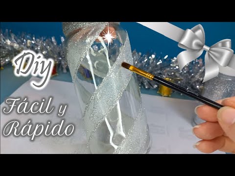 Manualidades navideñas 2023 🎄 Una decoración fácil y elegante para tu casa 💎 DIY  @CrearyReciclar