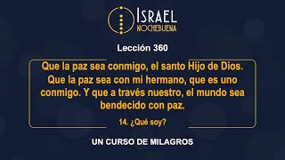 Lección 360 Un Curso De Milagros