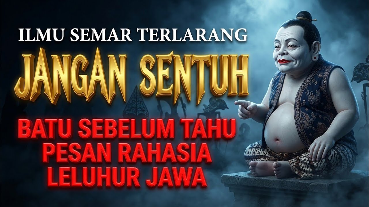 ILMU SEMAR TERLARANG‼️ JANGAN SENTUH BATU SEBELUM TAHU PESAN RAHASIA LELUHUR JAWA