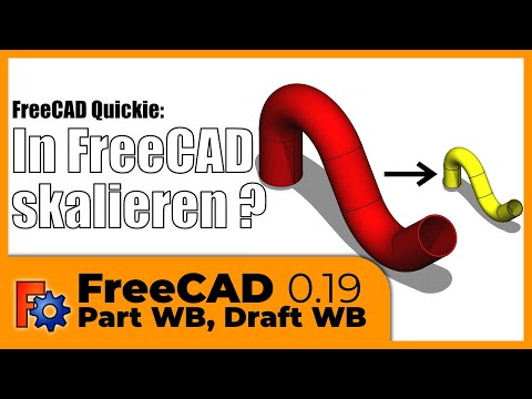 Kann man in FreeCAD 0.19 fertige Geometrie skalieren?