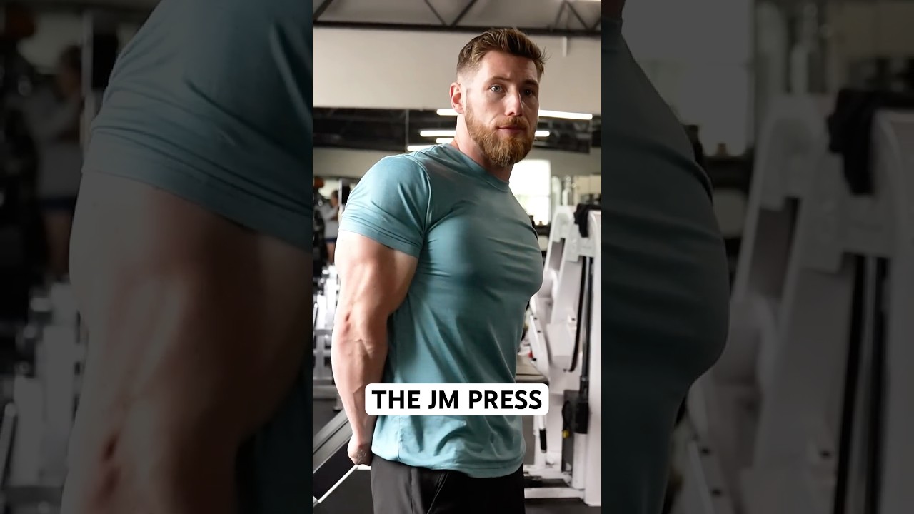 JM Press сильно нагружает трицепсы. Поначалу ощущения могут быть странными, поэтому наберитесь те...