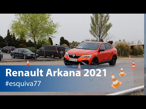 Renault Arkana - Maniobra de esquiva y eslalon | km77.com
