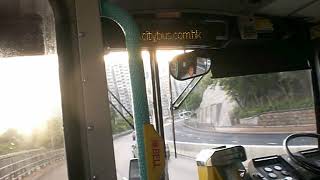 城巴短蘭 CTB Leyland Olympian 10.4m 216@90B 上石排灣道/薄扶林道 (part 1/2)