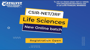 CSIR NET Life Sciences - New Online batch