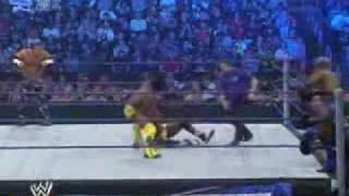 Kofi Kingston & Matt Hardy VS Shelton Benjamin & Elijah Burke