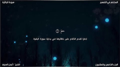 سورة الجاثية | ايمن السويد | حفص عن عاصم