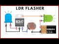 LED Flasher Circuit with LDR