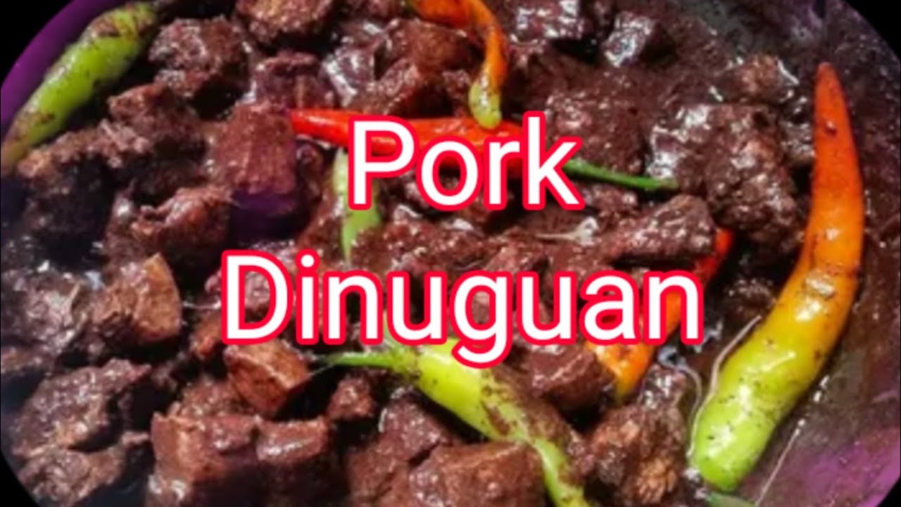 Pork Dinuguan Recipepanlasangpinoy YouTube