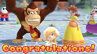 Mario Party Superstars Tag Match Donkey Kong and Daisy vs Wario and Mario