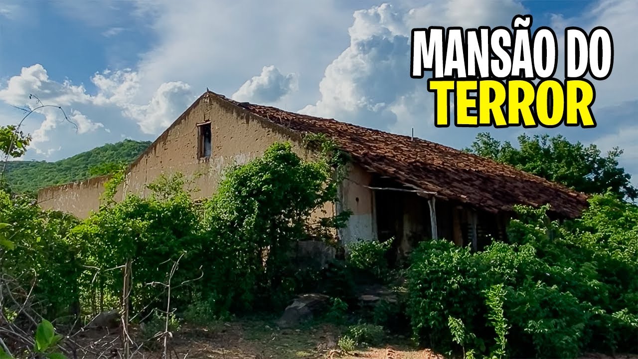 Fui sozinho na Mansão mais ASSOMBRADA do Sertão, Mistérios e Lendas Sinistras!