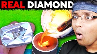 Making REAL DIAMOND Play Button