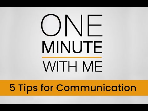 5 Tips for Improved Communication
