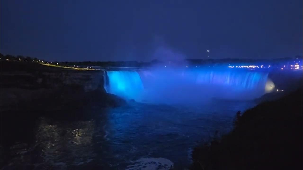 niagara falls light show YouTube