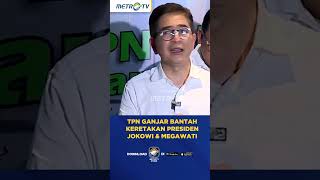 TPN Ganjar Bantah Keretakan Presiden Jokowi & Megawati #shorts