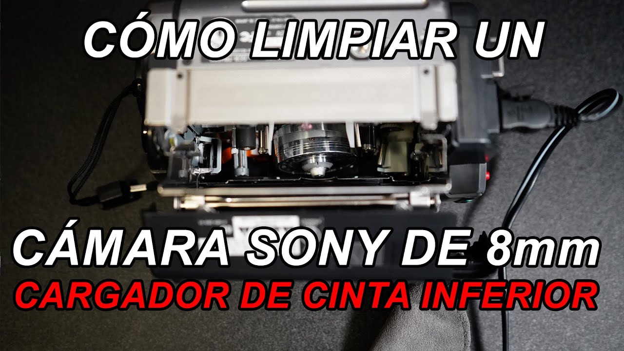How to Clean a Sony 8mm Camera Head for a Bottom-Loading Tape Camera