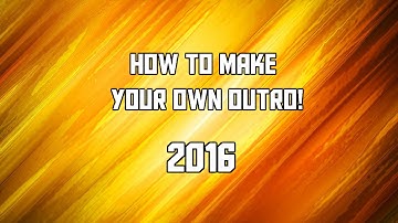 How To Make An Outro For Youtube (Pixlr)