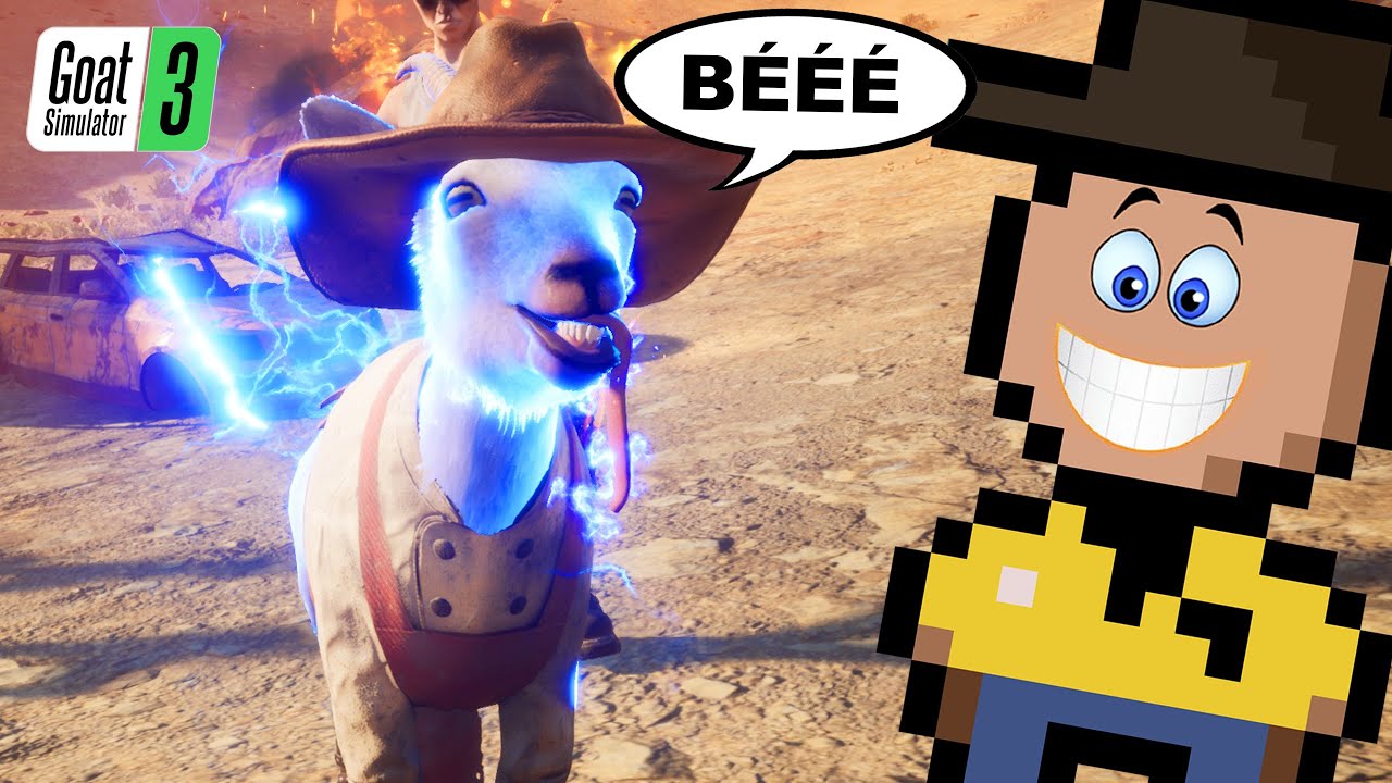 CABRA PREPARA UMA PIZZA DE RINOCERONTE (Goat Simulator 3 Badlands)