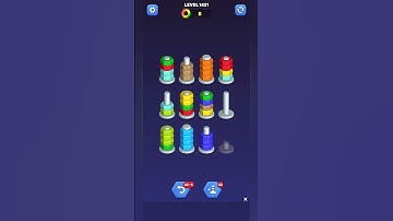 nut sort game/ level 1451 #shorts #ammycandycrush #gameplay #puzzlegames #mobilegames