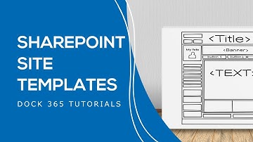 How to use site templates in SharePoint Online - Tutorial