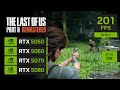 The Last of Us Part 2 | RTX 5050, RTX 5060, RTX 5070, RTX 5080