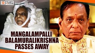 'mile sur mera tumhara' singer balamuralikrishna, was not keeping well
for a while now. legendary carnatic musician mangalampalli
balamuralikrishna passed aw...