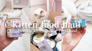 Ragdoll Kitten Food &amp; Treat Haul (7 Months old) 🐈🌸🌱