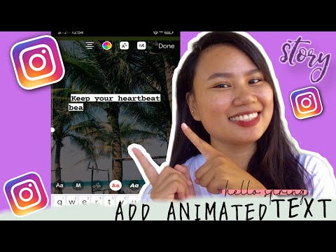 How to add animated text on IG stories?| Update your IG now! • Tagalog Full tutorial