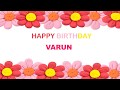 Varun Birthday Postcards & Postales - Happy Birthday